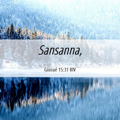 Picture 06 - Giosué 15:31 RIV -  - Bible Verse Picture