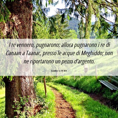 Picture 06 - Giudici 5:19 RIV - I re vennero, pugnarono; allora pugnarono i re di - Bible Verse Picture