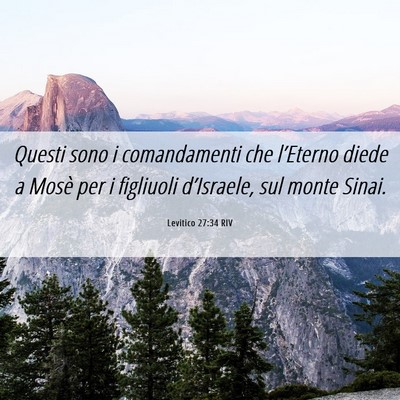 Picture 06 - Levitico 27:34 RIV - Questi sono i comandamenti che l’Eterno diede a - Bible Verse Picture