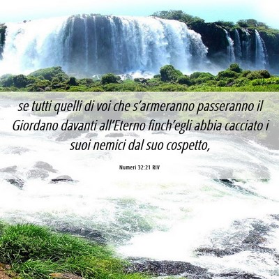 Picture 06 - Numeri 32:21 RIV - se tutti quelli di voi che s’armeranno - Bible Verse Picture