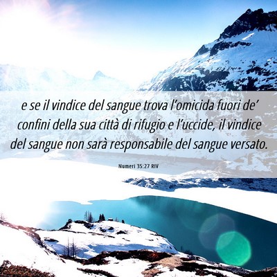 Picture 06 - Numeri 35:27 RIV - e se il vindice del sangue trova l’omicida - Bible Verse Picture