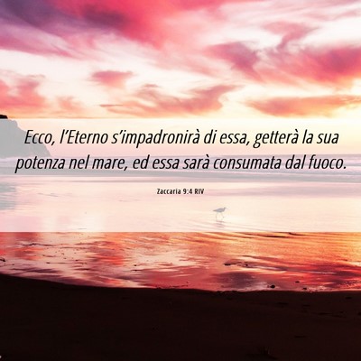Picture 06 - Zaccaria 9:4 RIV - Ecco, l’Eterno s’impadronirà di essa, - Bible Verse Picture