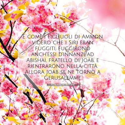 Picture 07 - 1 Cronache 19:15 RIV - E come i figliuoli di Ammon videro che i Siri - Bible Verse Picture