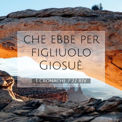 Picture 07 - 1 Cronache 7:27 RIV - che ebbe per figliuolo - Bible Verse Picture
