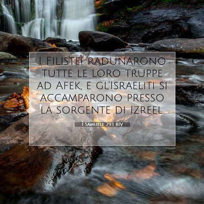 Picture 07 - 1 Samuele 29:1 RIV - I Filistei radunarono tutte le loro truppe ad - Bible Verse Picture