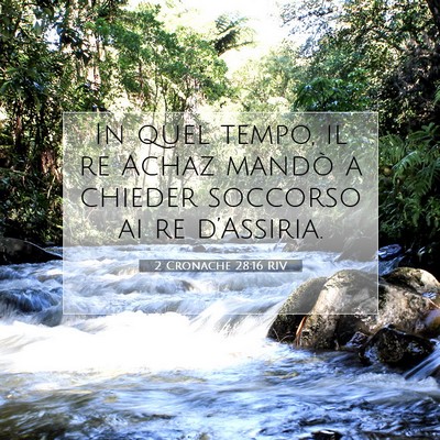 Picture 07 - 2 Cronache 28:16 RIV - In quel tempo, il re Achaz mandò a chieder - Bible Verse Picture