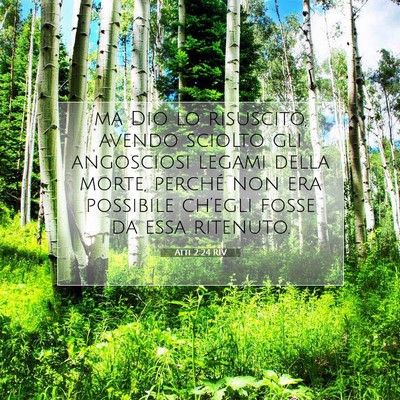 Picture 07 - Atti 2:24 RIV - ma Dio lo risuscitò, avendo sciolto gli - Bible Verse Picture