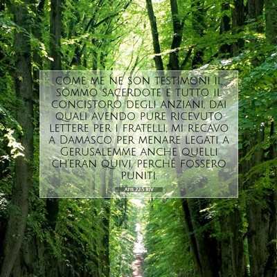 Picture 07 - Atti 22:5 RIV - come me ne son testimoni il sommo sacerdote e - Bible Verse Picture