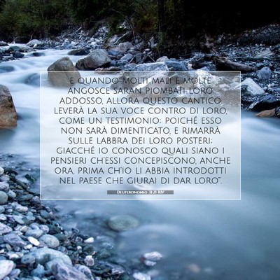Picture 07 - Deuteronomio 31:21 RIV - e quando molti mali e molte angosce saran - Bible Verse Picture