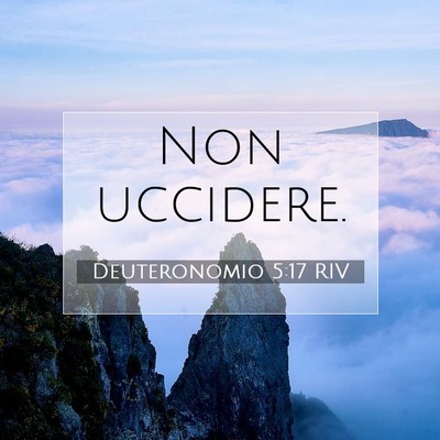 Picture 07 - Deuteronomio 5:17 RIV - Non - Bible Verse Picture