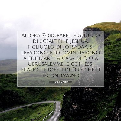 Picture 07 - Esdra 5:2 RIV - Allora Zorobabel, figliuolo di Scealtiel, e - Bible Verse Picture