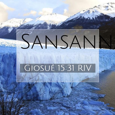 Picture 07 - Giosué 15:31 RIV -  - Bible Verse Picture