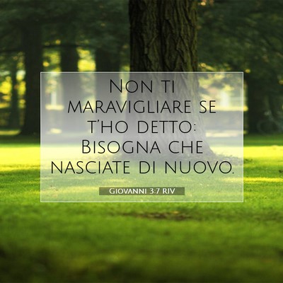 Picture 07 - Giovanni 3:7 RIV - Non ti maravigliare se t’ho detto: Bisogna che - Bible Verse Picture