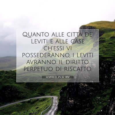 Picture 07 - Levitico 25:32 RIV - Quanto alle città de’ Leviti e alle case - Bible Verse Picture