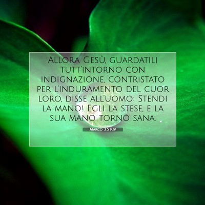 Picture 07 - Marco 3:5 RIV - Allora Gesù, guardatili tutt’intorno con - Bible Verse Picture