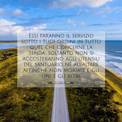 Picture 07 - Numeri 18:3 RIV - Essi faranno il servizio sotto i tuoi ordini in - Bible Verse Picture