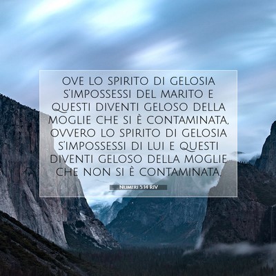 Picture 07 - Numeri 5:14 RIV - ove lo spirito di gelosia s’impossessi del - Bible Verse Picture
