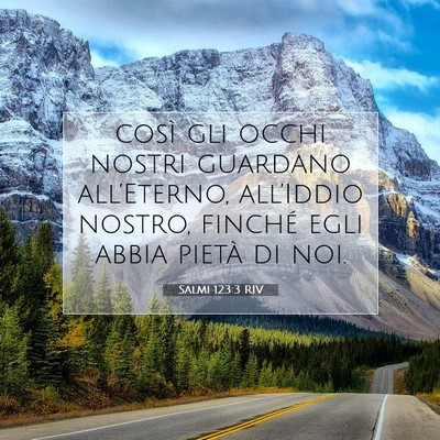 Picture 07 - Salmi 123:3 RIV - così gli occhi nostri guardano all’Eterno, - Bible Verse Picture