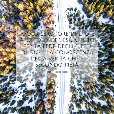 Picture 07 - Tito 1:1 RIV - Paolo, servitore di Dio e apostolo di Gesù - Bible Verse Picture