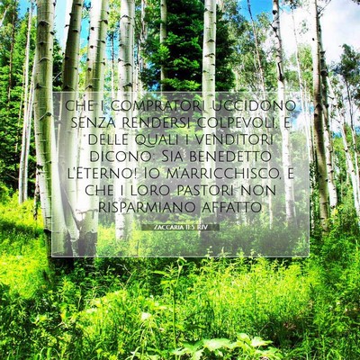 Picture 07 - Zaccaria 11:5 RIV - che i compratori uccidono senza rendersi - Bible Verse Picture