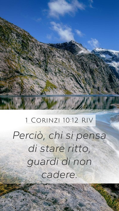 1 Corinzi 10:12 RIV Bible Verse Image