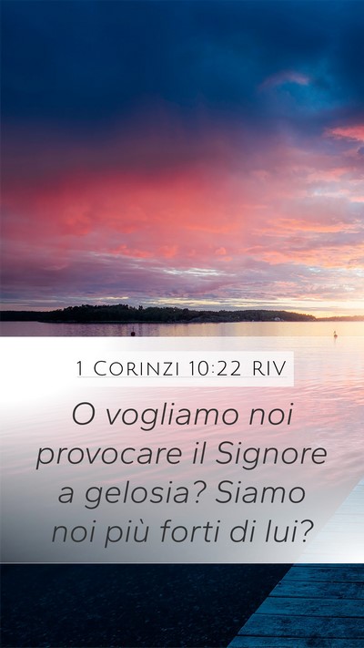 1 Corinzi 10:22 RIV Bible Verse Image