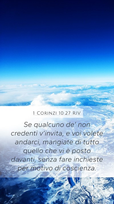 1 Corinzi 10:27 RIV Bible Verse Image