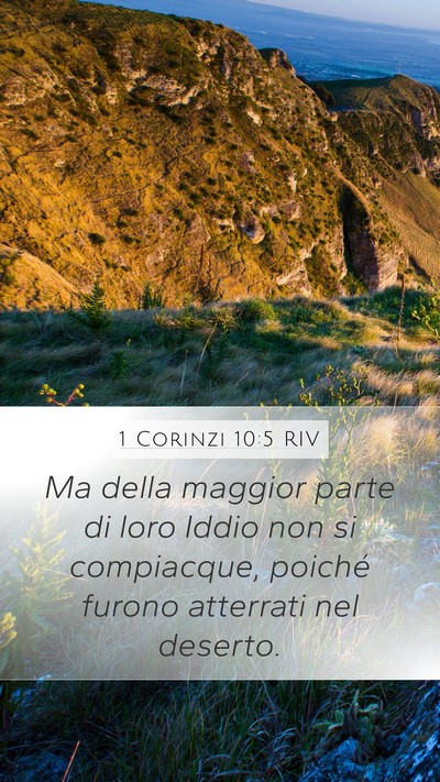 1 Corinzi 10:5 RIV Bible Verse Image