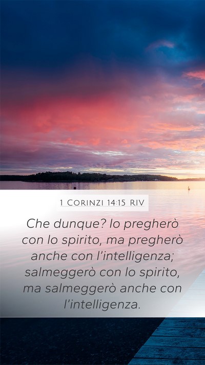 1 Corinzi 14:15 RIV Bible Verse Image