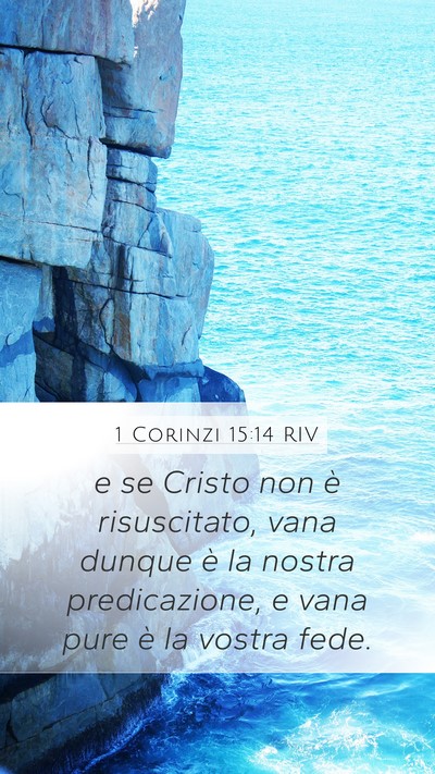 1 Corinzi 15:14 RIV Bible Verse Image