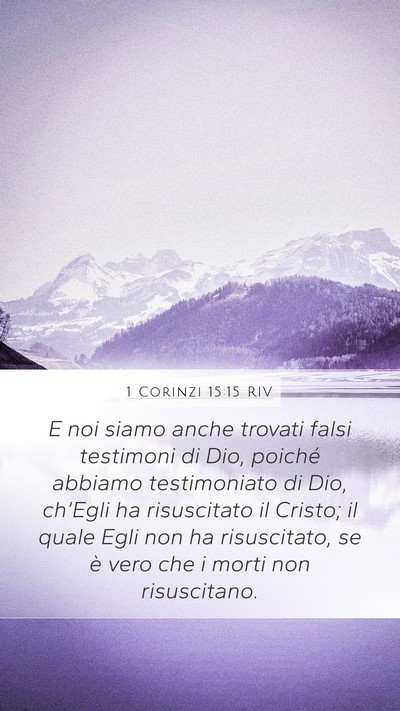 1 Corinzi 15:15 RIV Bible Verse Image