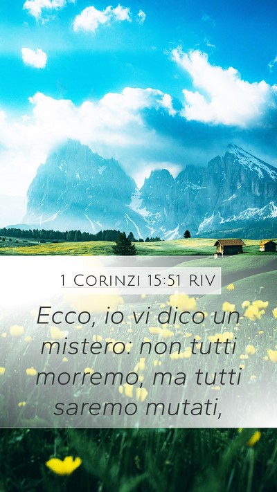 1 Corinzi 15:51 RIV Bible Verse Image
