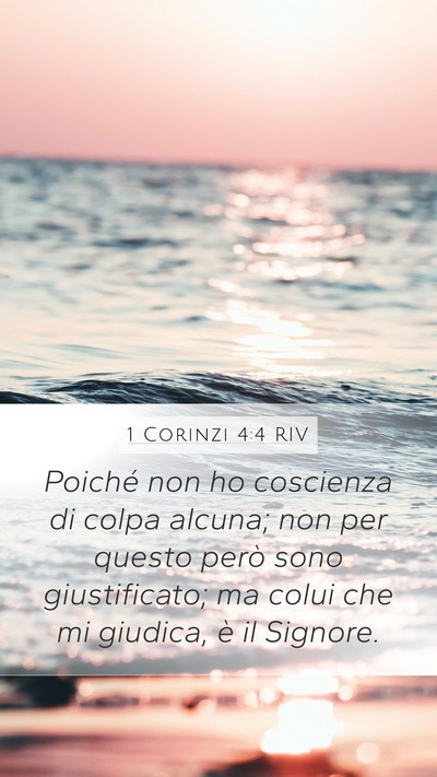 1 Corinzi 4:4 RIV Bible Verse Image