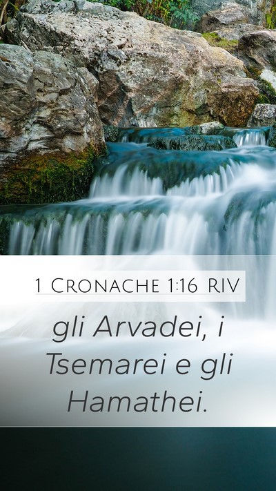 1 Cronache 1:16 RIV Mobile Phone Wallpaper - gli Arvadei, i Tsemarei e gli - Mobile Bible Verse Wallpaper
