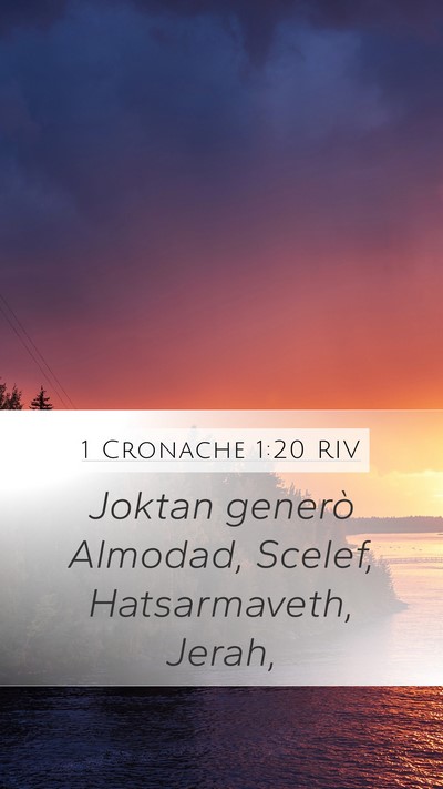 1 Cronache 1:20 RIV Bible Verse Image
