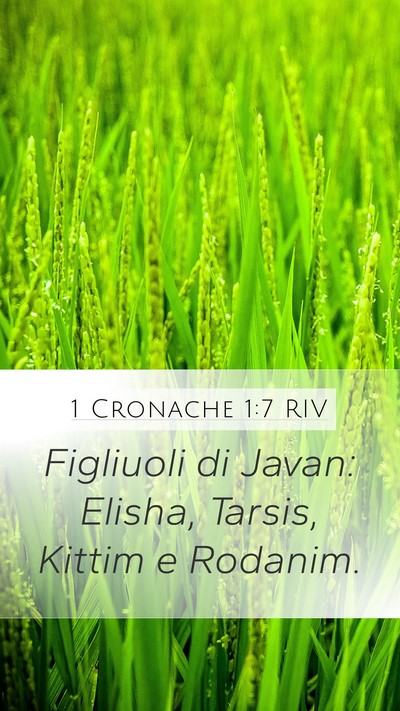 1 Cronache 1:7 RIV Bible Verse Image