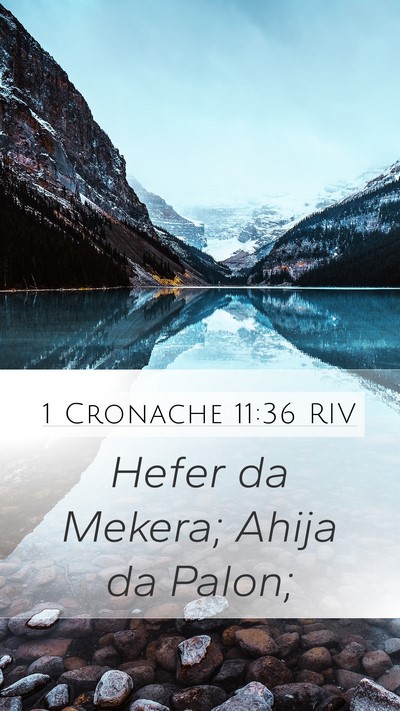 1 Cronache 11:36 RIV Mobile Phone Wallpaper - Hefer da Mekera; Ahija da - Mobile Bible Verse Wallpaper