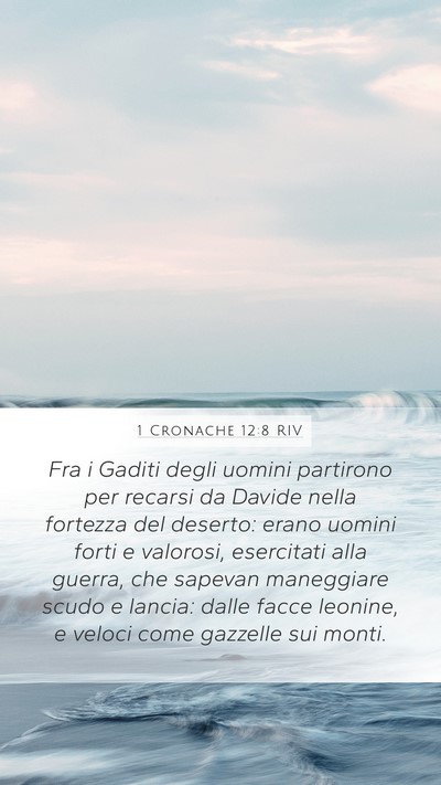 1 Cronache 12:8 RIV Bible Verse Image