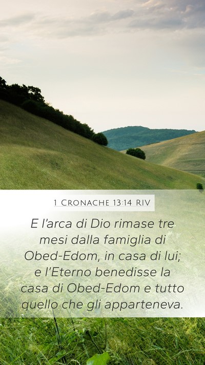 1 Cronache 13:14 RIV Bible Verse Image