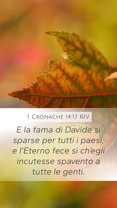 1 Cronache 14:17 RIV Bible Verse Image