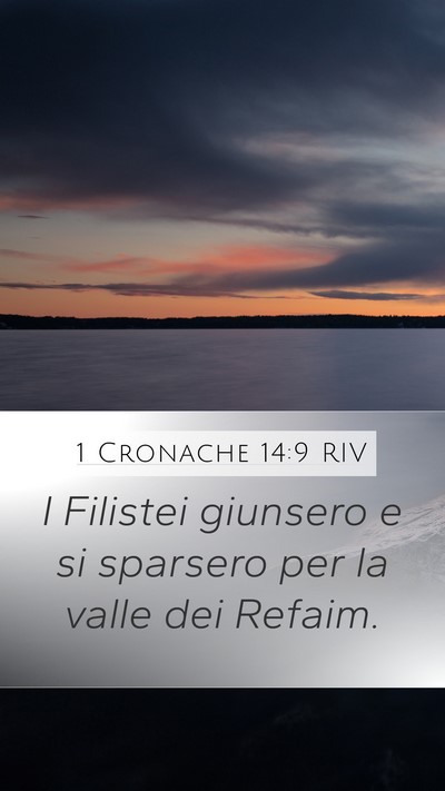 1 Cronache 14:9 RIV Bible Verse Image