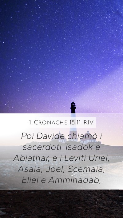 1 Cronache 15:11 RIV Bible Verse Image