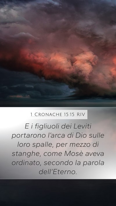 1 Cronache 15:15 RIV Bible Verse Image