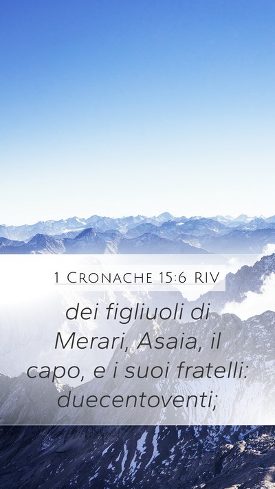 1 Cronache 15:6 RIV Bible Verse Image