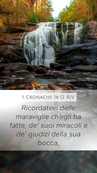 1 Cronache 16:12 RIV Bible Verse Image