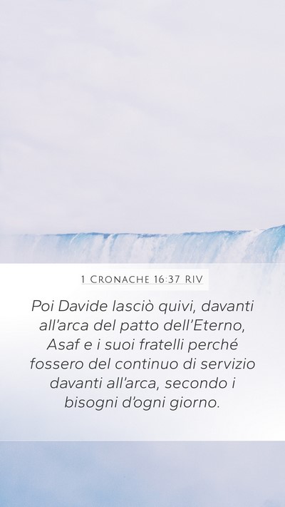 1 Cronache 16:37 RIV Bible Verse Image