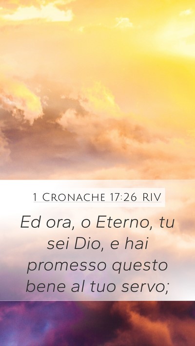 1 Cronache 17:26 RIV Bible Verse Image