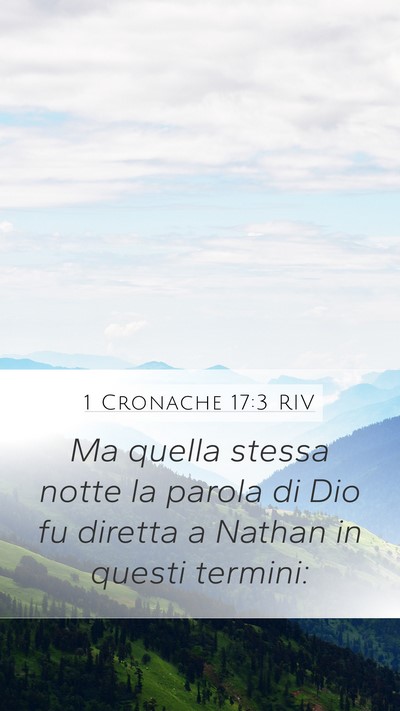 1 Cronache 17:3 RIV Bible Verse Image