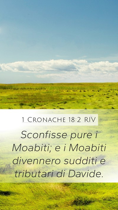 1 Cronache 18:2 RIV Bible Verse Image