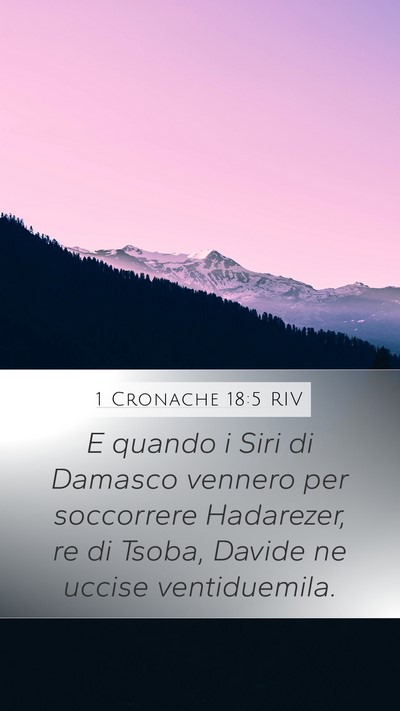 1 Cronache 18:5 RIV Bible Verse Image